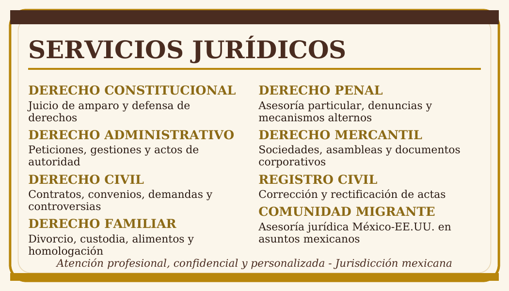 Vista previa de la tarjeta profesional, página 2